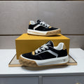 Louis Vuitton Black & White Low-Top Sneakers — hero