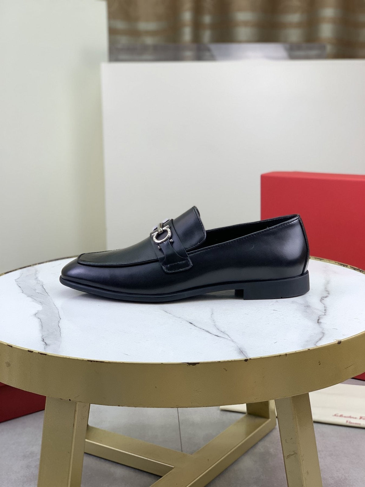 Salvatore Ferragamo Metal Bit Loafers — side