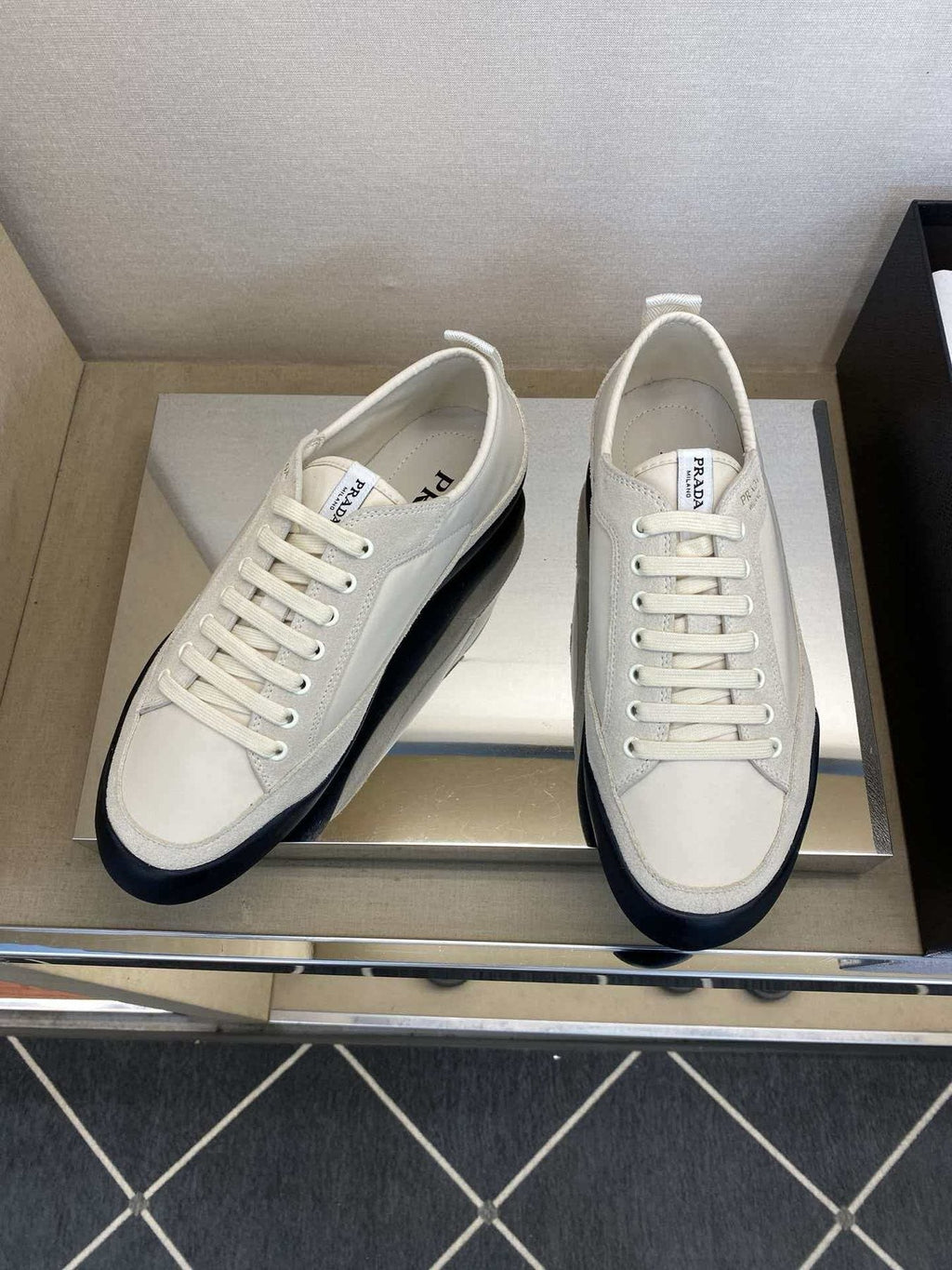 Prada Men’s Low-Top Sneakers — side