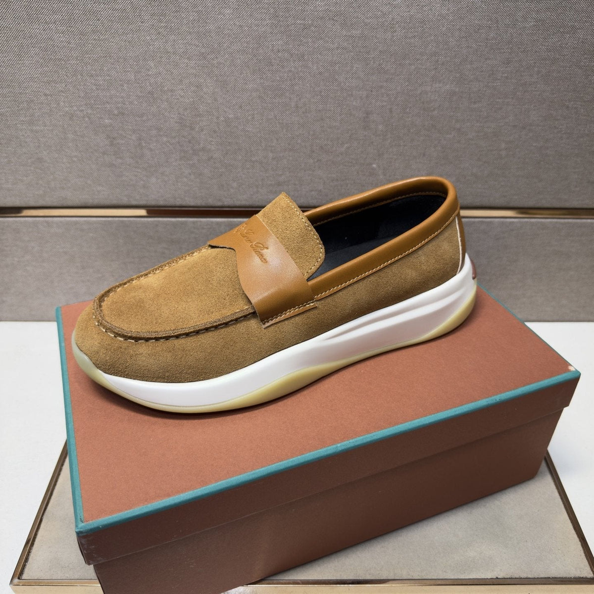Men’s Apron Toe Slip-On Loafers — side