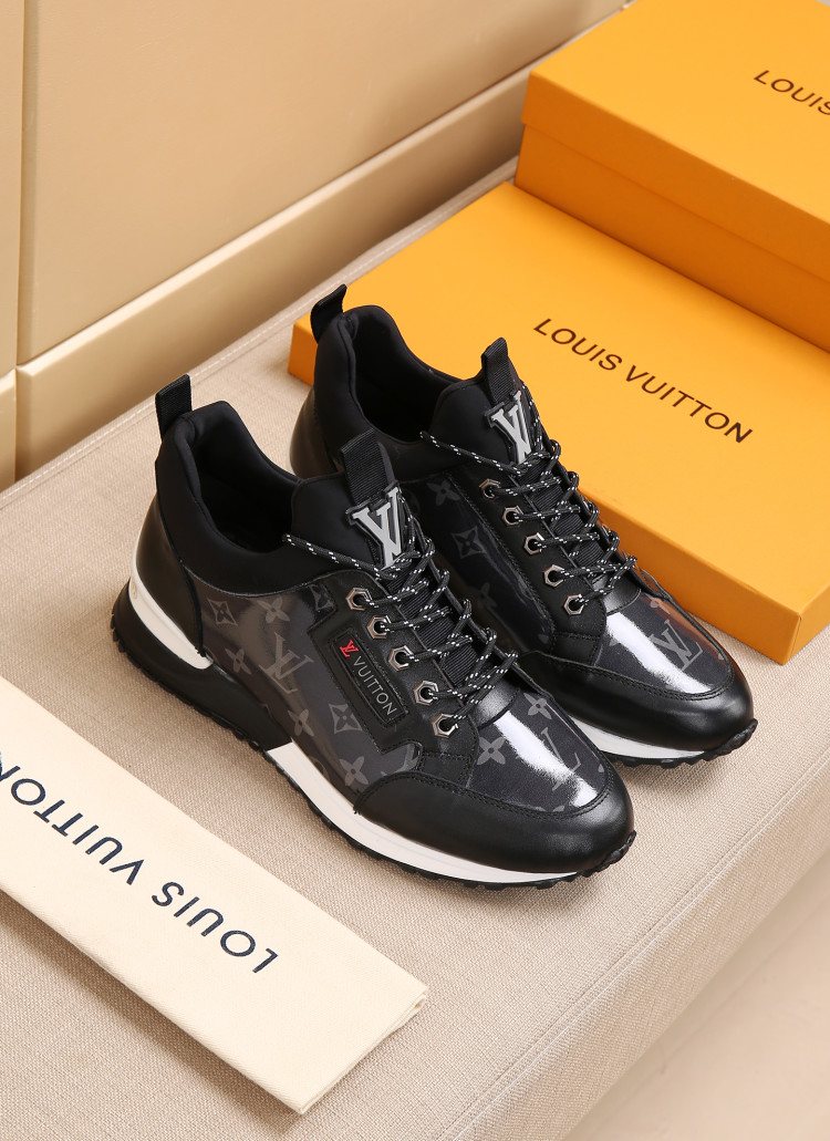 Louis Vuitton Monogram High-Top Sneakers — front