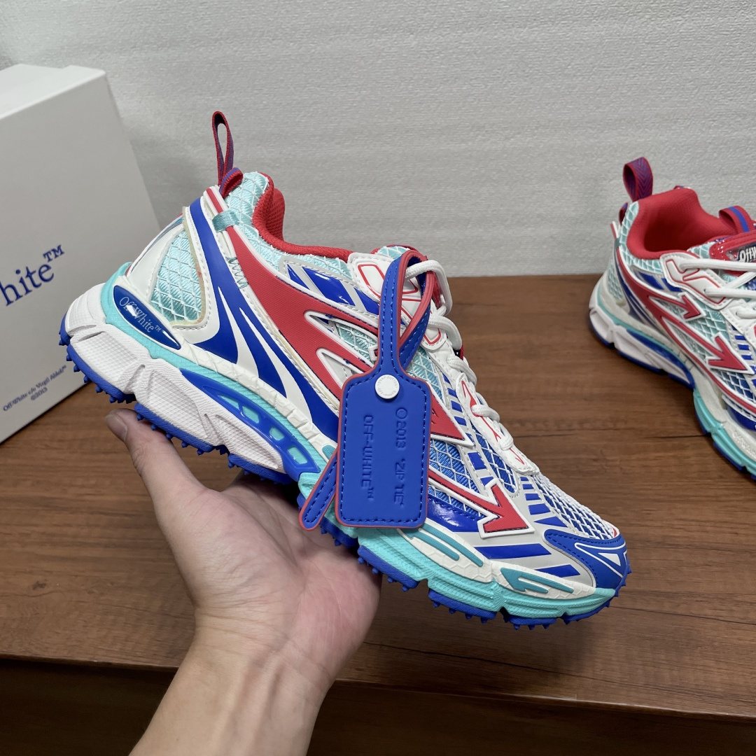 Off-White Layered Running Shoes — model